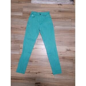 Vintage Miller's Jeans Mens 30x32 Green Western Stretch Denim Cowboy Pants USA